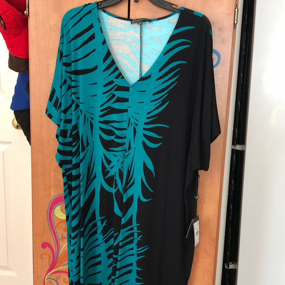 V neck drape dress